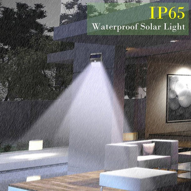 25 LED Solar Motion Sensor Wall Lights - IP65 Waterproof - Mega Cart