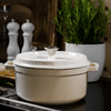 28cm Cast Iron Casserole Pot with Lid - Mega Cart