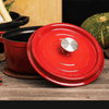 28cm Cast Iron Casserole Pot with Lid - Mega Cart