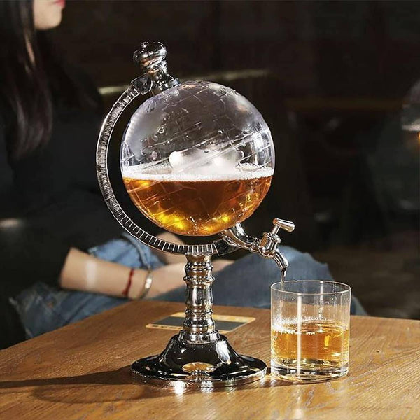 3.5L World Globe Drink Dispenser - Mega Cart