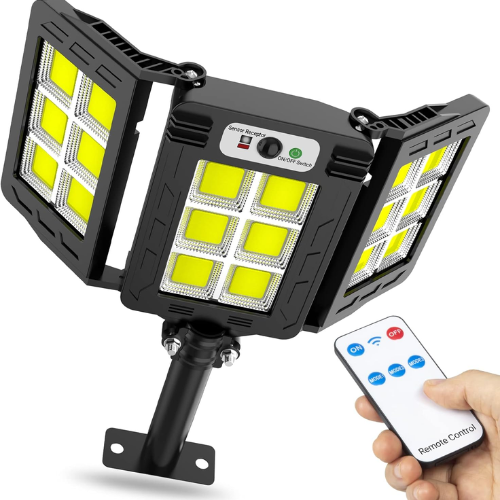 3 Heads Smart Solar Outdoor Light - Mega Cart