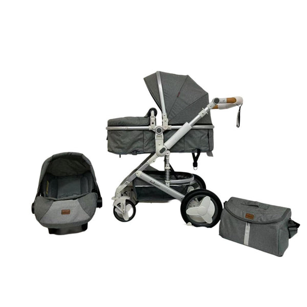 3-in-1 Baby Stroller with Car Seat and Travel Bag - Mega Cart