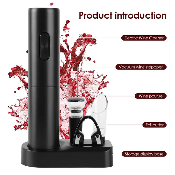 3 in 1 Electric Wine Opener Set - Mega Cart