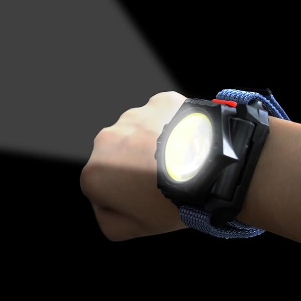 3-in-1 LED Headlamp with Waist and Wrist Mounting - Mega Cart