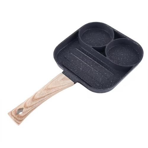 3-in-1 Non-Stick Breakfast Frying Pan - Mega Cart