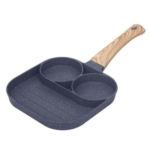 3-in-1 Non-Stick Breakfast Frying Pan - Mega Cart