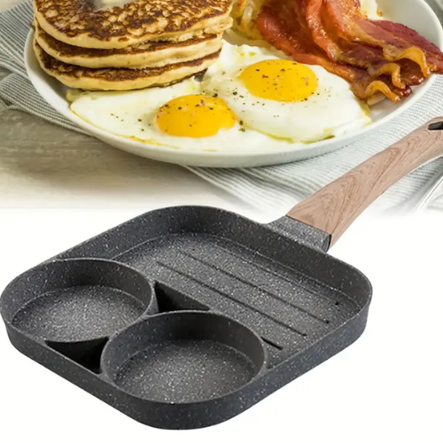 3-in-1 Non-Stick Breakfast Frying Pan - Mega Cart