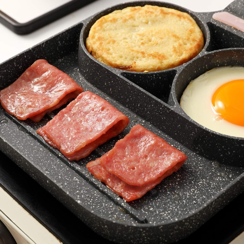 3-in-1 Non-Stick Breakfast Frying Pan - Mega Cart