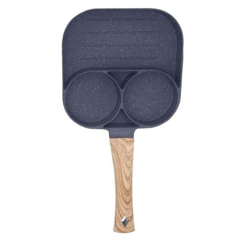 3-in-1 Non-Stick Breakfast Frying Pan - Mega Cart