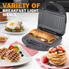 3-in-1 Non-stick Sandwich Maker with Removable Plates - Mega Cart