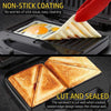 3-in-1 Non-stick Sandwich Maker with Removable Plates - Mega Cart
