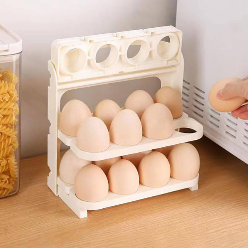 3 Layer Foldable Egg Storage Box - Mega Cart
