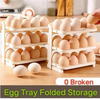 3 Layer Foldable Egg Storage Box - Mega Cart