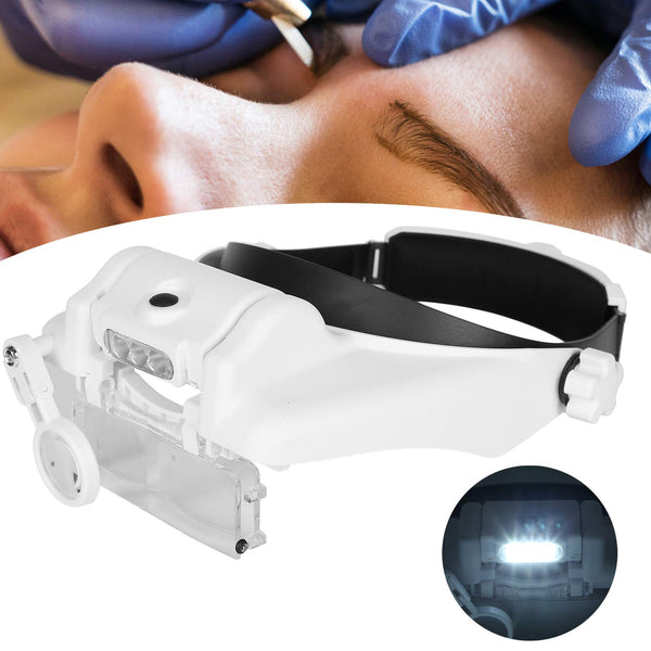 3 LED Helmet Magnifier for Crafts and Repairs - Mega Cart