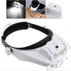 3 LED Helmet Magnifier for Crafts and Repairs - Mega Cart