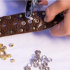 3 Pieces Leather Hole Punch & Grommet Setting Tool Kit - Mega Cart