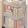 3-Tier Clear Acrylic Trolley Organiser with Wheels - Mega Cart