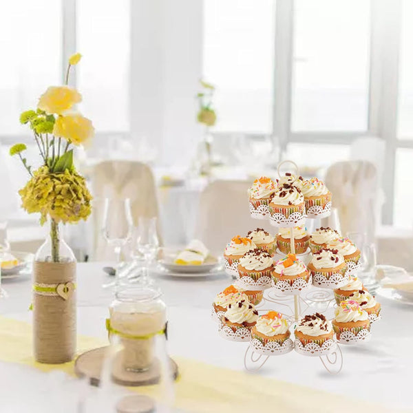 3-Tier Cupcake Stand Display - Mega Cart