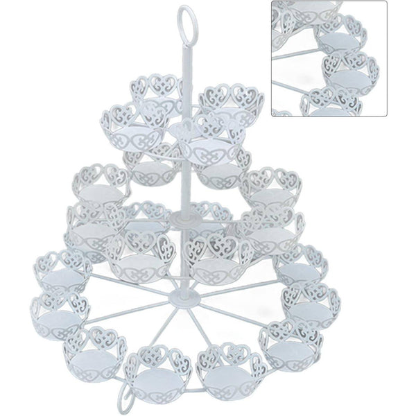 3-Tier Cupcake Stand Display - Mega Cart