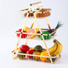 3-Tier Fruit Storage Basket Stand With Handle - Mega Cart