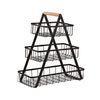 3-Tier Fruit Storage Basket Stand With Handle - Mega Cart