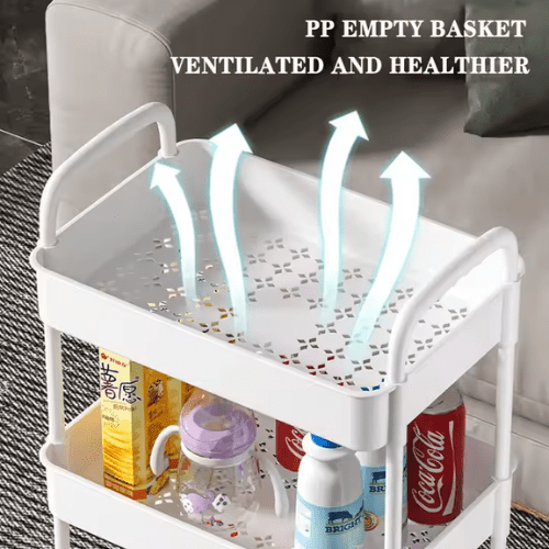 3-Tier Organizer With Wheels - Mega Cart