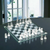 32 Piece Frosted Glass Chess Board Game - Mega Cart