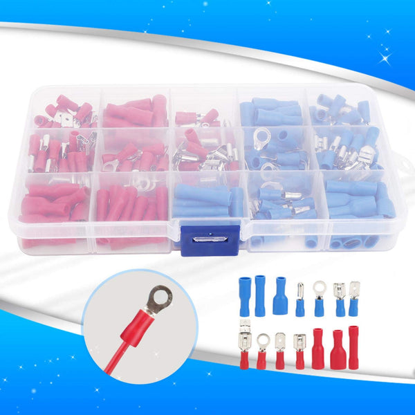 330pcs Wire Connectors and Heat Shrink Tube Set - Mega Cart