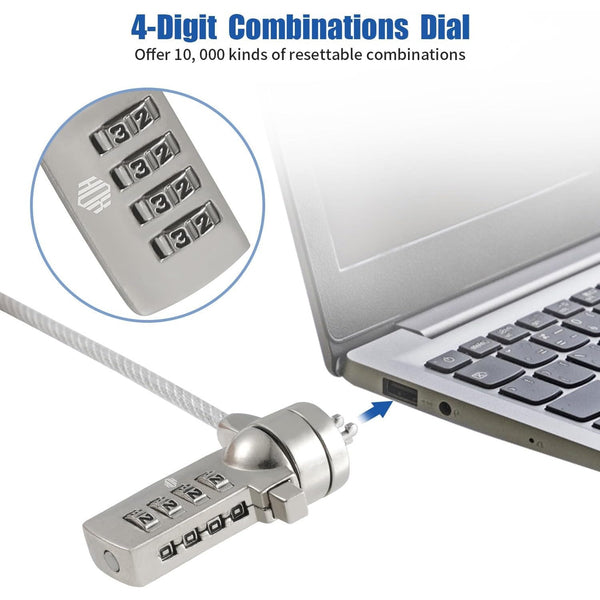 4-Digit Combination Computer Padlock - Mega Cart