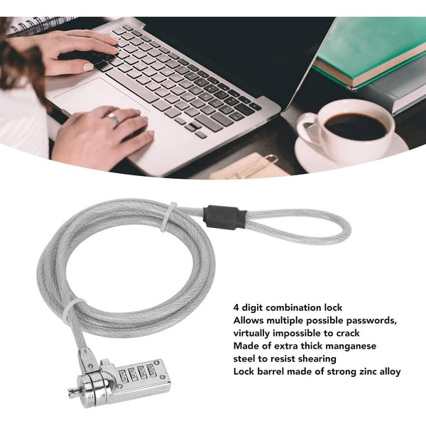 4-Digit Combination Computer Padlock - Mega Cart