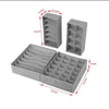 4 Piece Foldable Storage Drawers - Portable & Multi-Compartment - Mega Cart