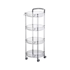 4-Tier Rolling Storage Cart with Wheels - Mega Cart