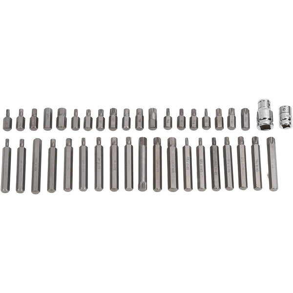 40Pc Hex, Spline & Star Bit Socket Set - Mega Cart