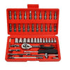 46-Piece 1/4-Inch Socket Set with Carrying Case - Mega Cart