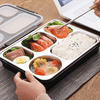 5 Compartment Square Lunch Box - Mega Cart