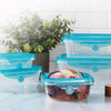 6-Piece Airtight Stackable Food Storage Containers - Mega Cart