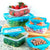 6-Piece Airtight Stackable Food Storage Containers - Mega Cart