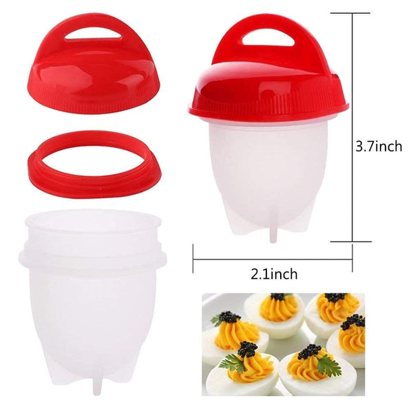 6 Piece Non Stick Silicone Egg Boil - Mega Cart
