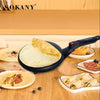 650W Electric Crepe Maker with Nonstick Cooking Surface - Mega Cart