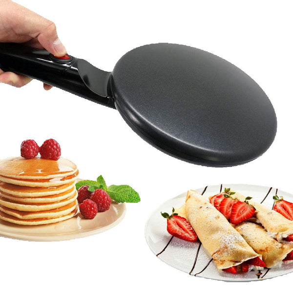 650W Electric Crepe Maker with Nonstick Cooking Surface - Mega Cart