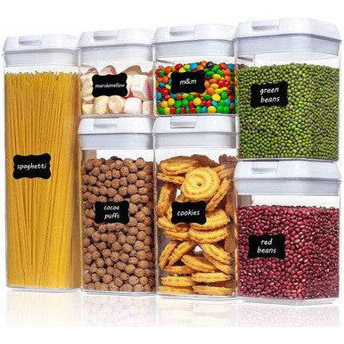 7 Piece BPA-Free Airtight Food Storage Containers Set - Mega Cart