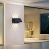 Solar-Powered Adjustable Up and Down Wall Lights - 6 Pack