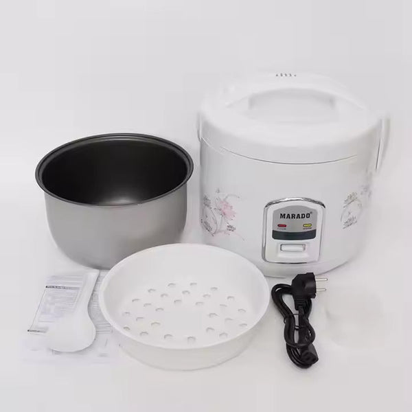 900W Electric Rice Cooker with Non-Stick Pot - Mega Cart