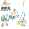 2 in 1 Baby Fitness Chair with Walker & Bounce Function