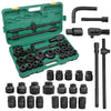 26pcs Heavy Duty 3/4" Drive Socket Set - Mega Cart