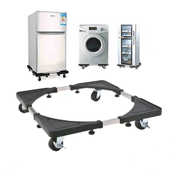 Moveable Appliance Base with Adjustable Frame
