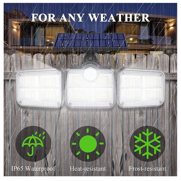 Split Solar Sensor Wall Light