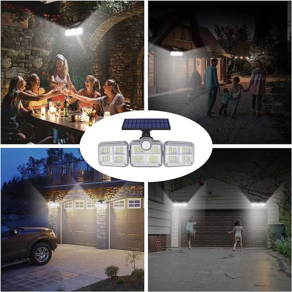 Split Solar Sensor Wall Light