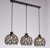 PrimeNest Vintage Metal Pendant Light with Crystal Pattern