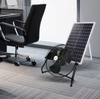 12" Solar Powered Floor Fan with 3 Speed Levels